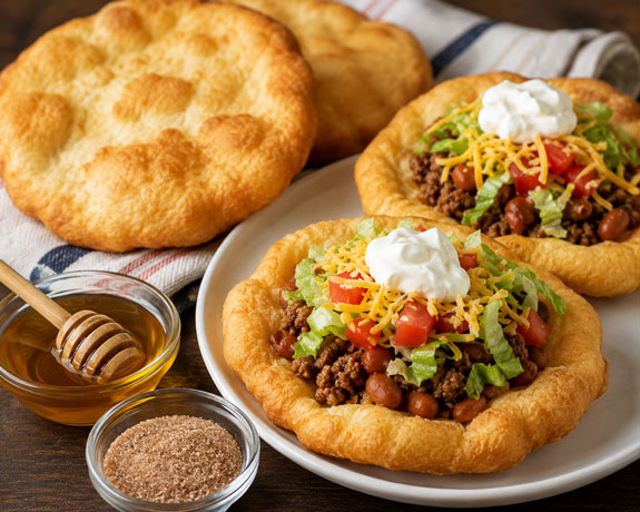 Indian Fry Bread Tacos