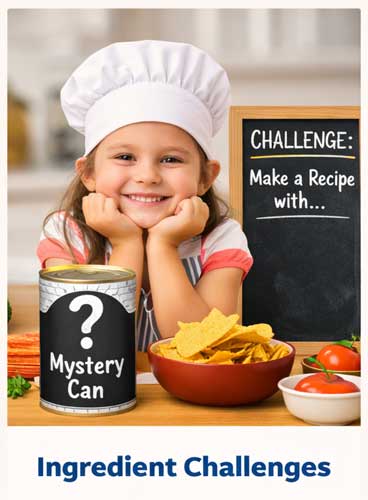 Ingredient challenge for kids