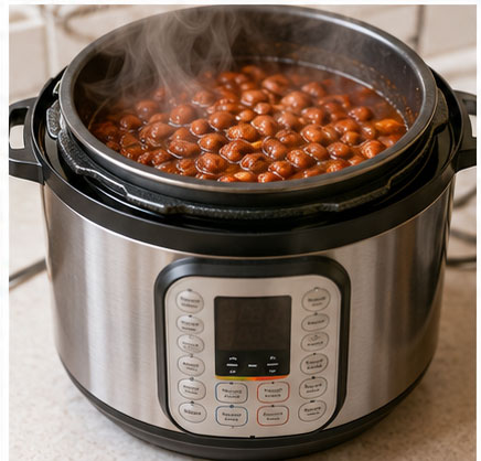 Pressure cooker meal