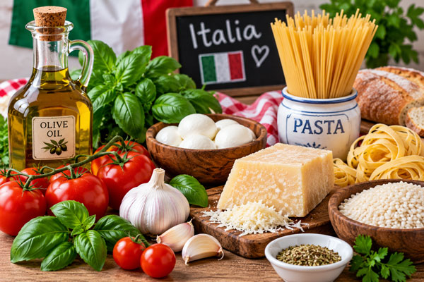 Italian cooking ingredients