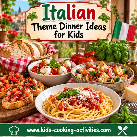 Italian theme dinner ideas for kids