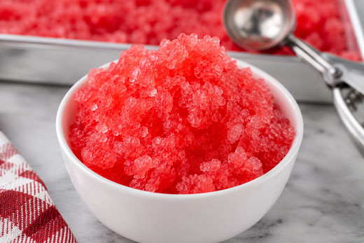 Jell-O shaved ice