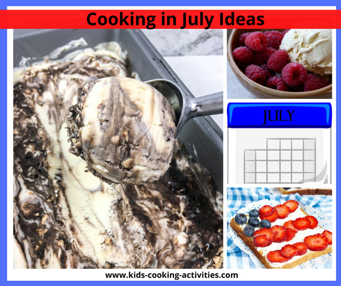 july cooking activities