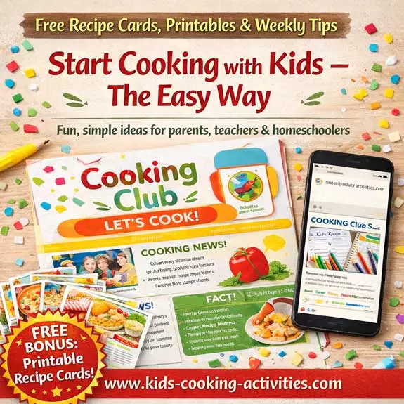 Kids Cooking Activities newsletter