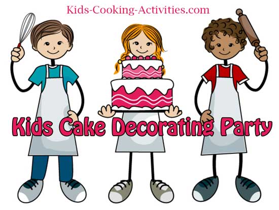 kid baking party