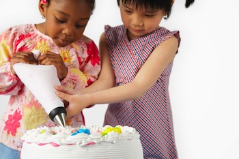 Cake decorating for kids