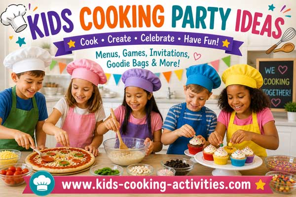 Kids cooking party ideas