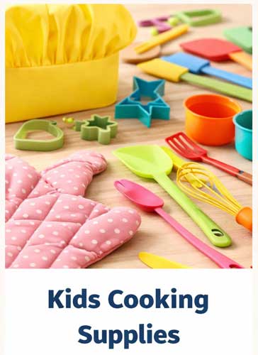 Kids cooking supplies hub
