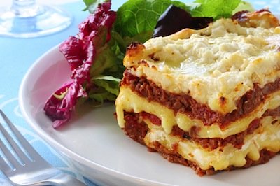 lasagna with white sauce