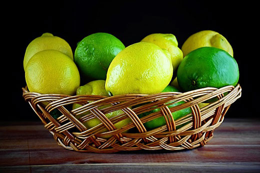 lemon lime basket