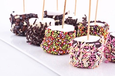 dipped marshmallows