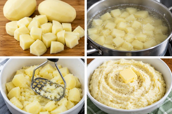 Mashed potatoes for letter M cooking activities