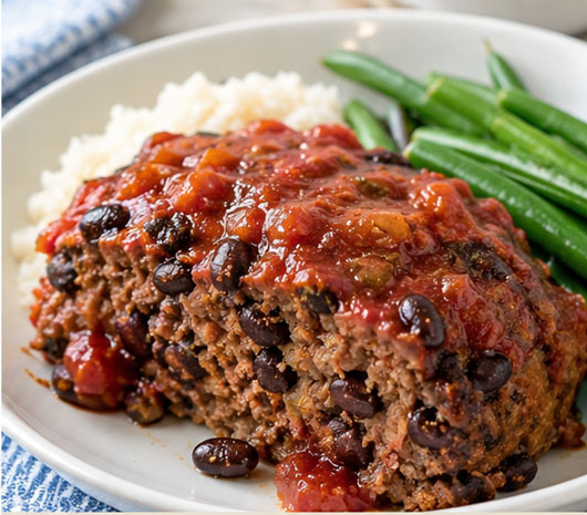 Mom's Yummy Meatloaf ready to bake