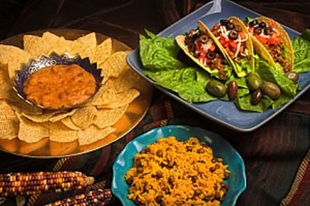Mexican food for a Coco inspired movie night