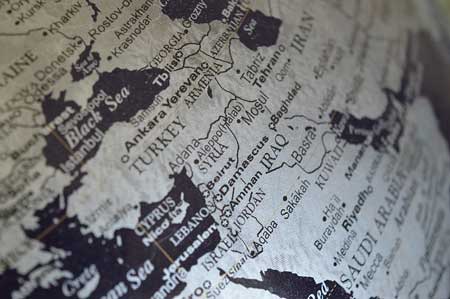 middle east map
