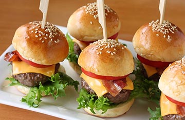 mini burgers