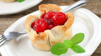 mini cherry pie