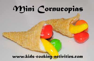 mini cornucopias