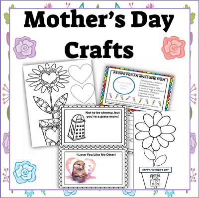 Mother's Day craft ideas printable