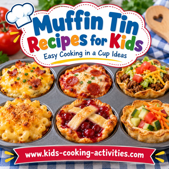 Muffin tin recipes for kids including individual meals and snacks