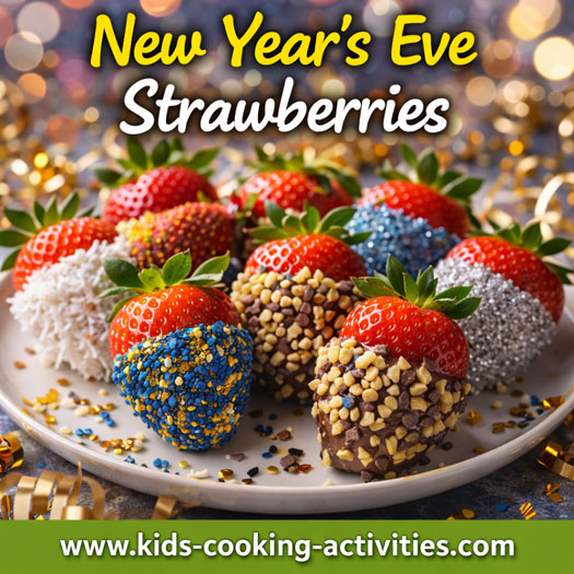 new years eve dipped strawberries - CHGT