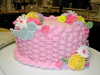 cake with rope border