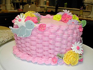 cake with rope border