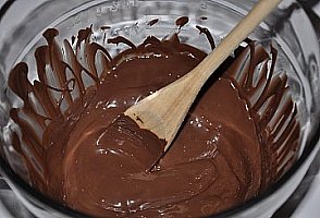 melted chocolate