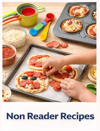 Non-reader recipes for kids