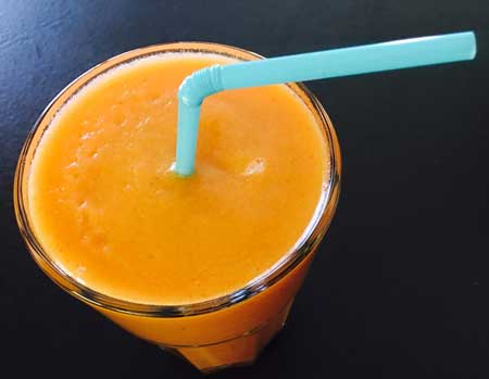 orange smoothie