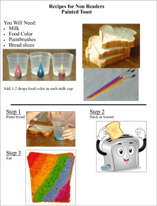 Painted Toast picture recipe
