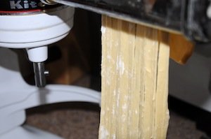 pasta dough making