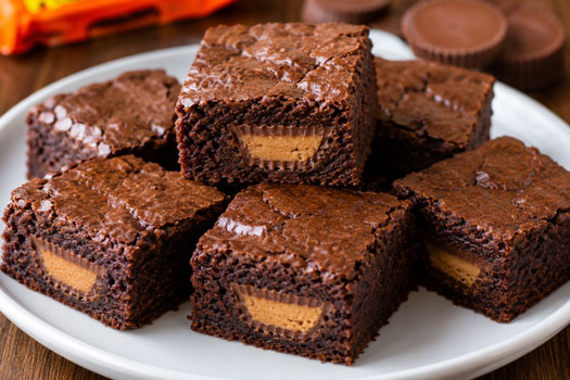 Peanut butter cup brownies