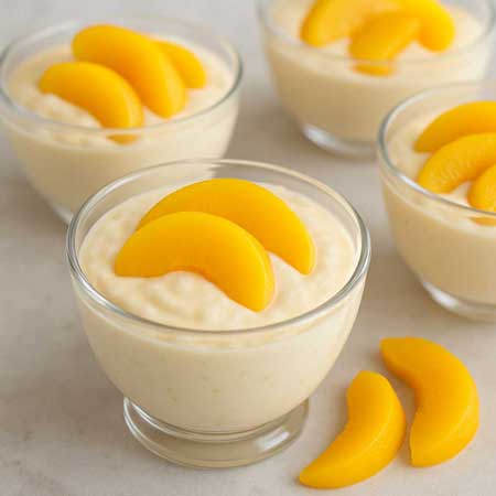 Peaches and Cream Breakfast