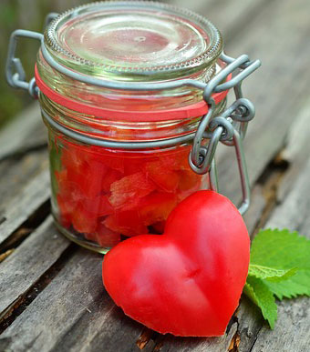 heart shaped pepper