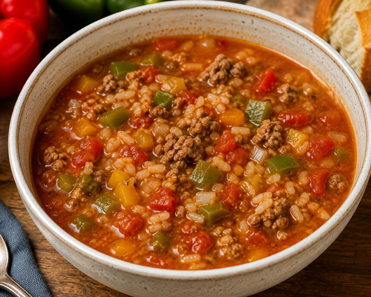 stuffed pepper soup recipe