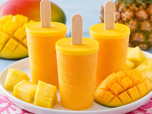 Pineapple popsicles