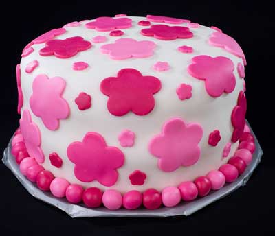 pink fondant