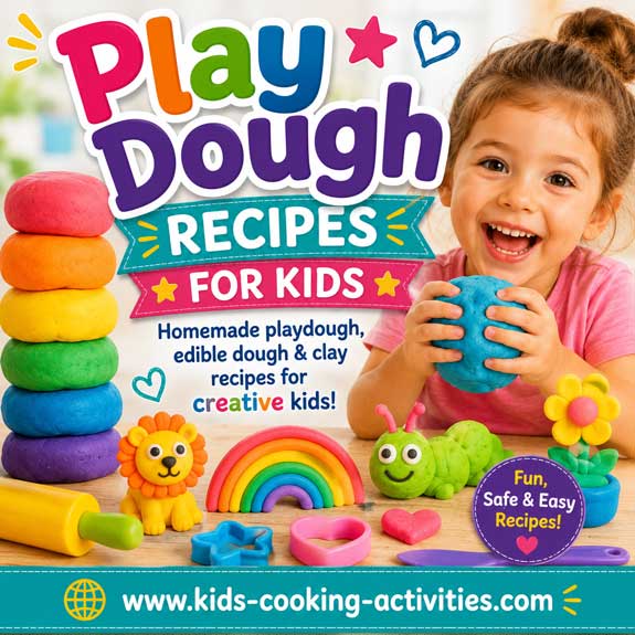 Homemade play dough recipes for kids