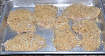 breaded pork chops