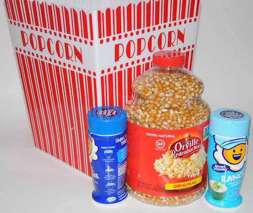 popcorn bucket gift basket