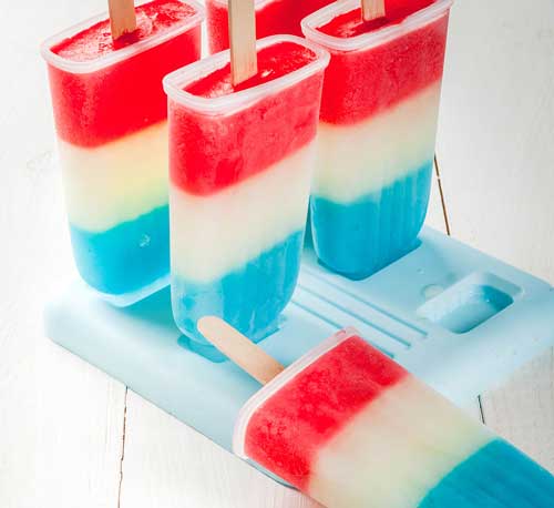 layered popsicles