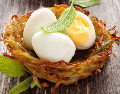potato egg nest