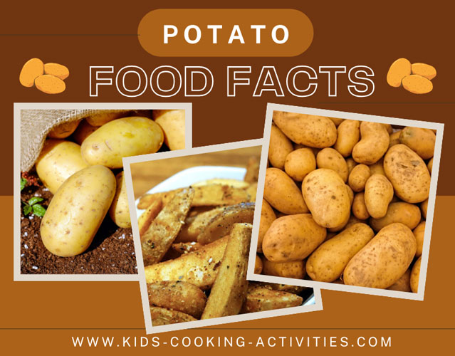 potato food facts, picture of potatoes
