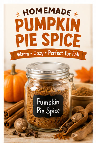 Homemade pumpkin pie spice