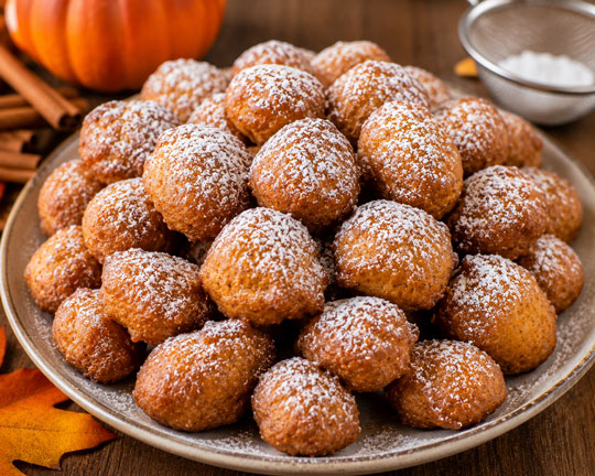 Pumpkin donuts