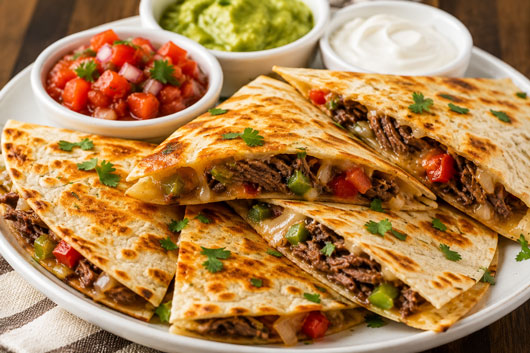 Vegetarian quesadillas