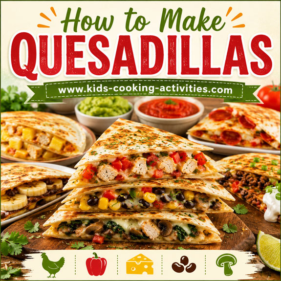 Easy quesadilla recipes for kids