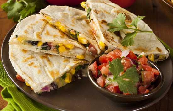 vegeatble quesadilla