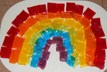 rainbow jello